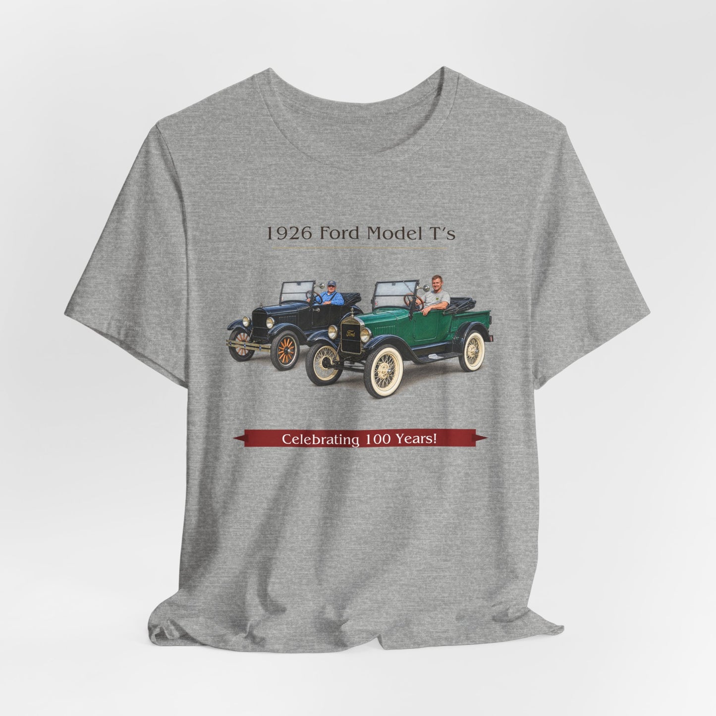 1926 Ford Model T's Tee — Celebrating 100 Years Vintage Car T-Shirt (JoeS)