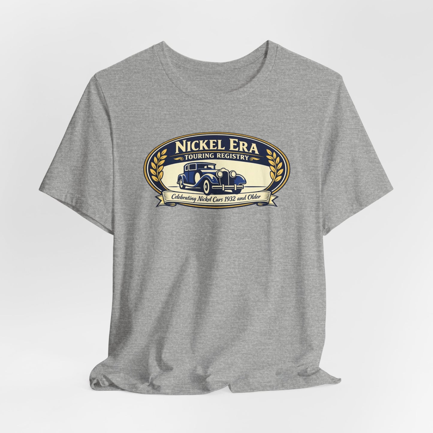 Nickel Era Touring Registry Tee — Vintage Classic Car T‑Shirt