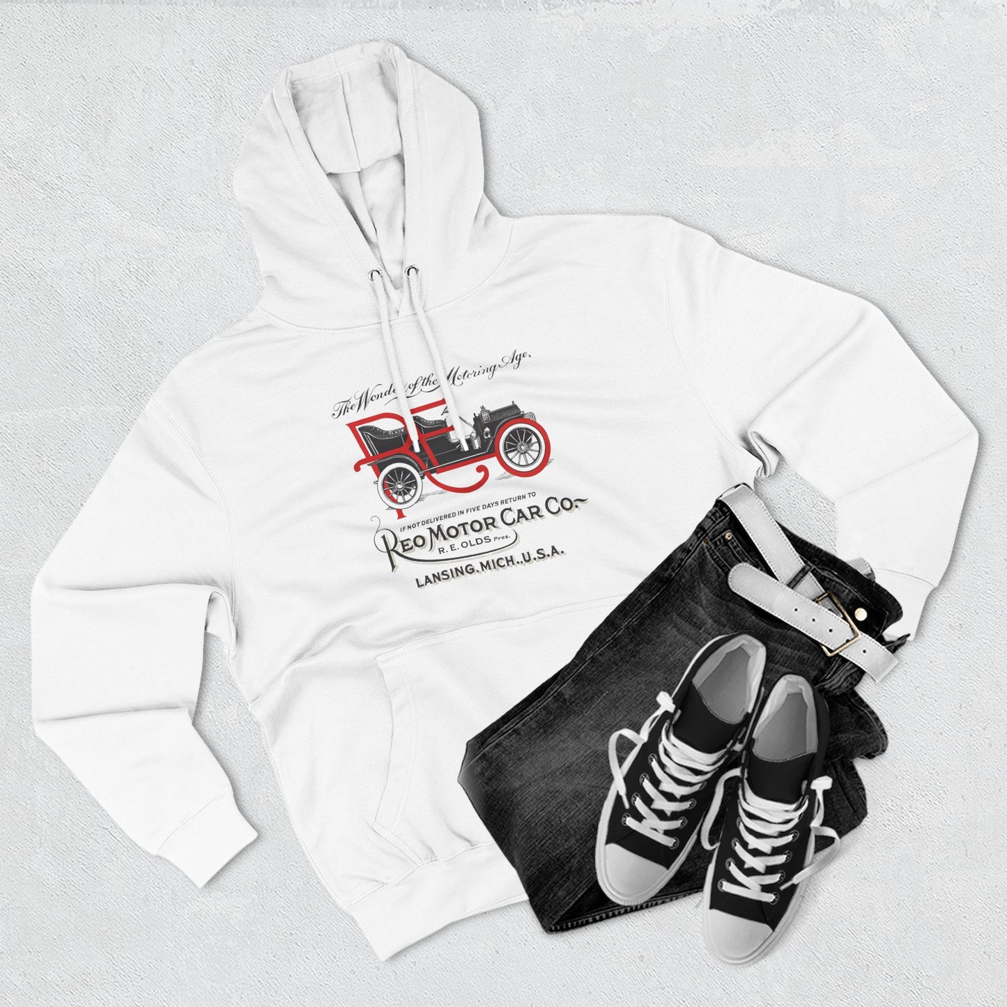REO Motor Car Co. Fleece Hoodie
