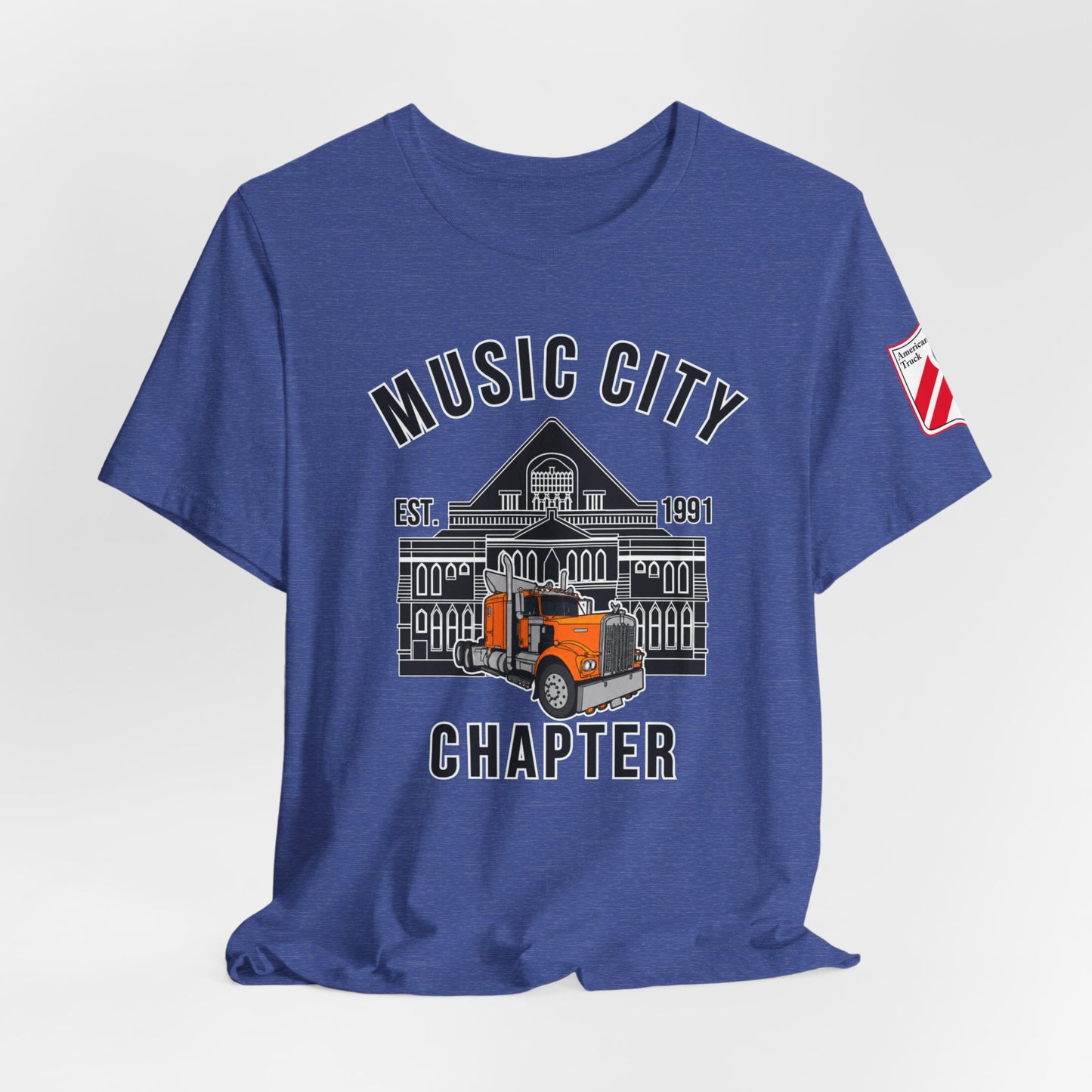 Music City Chapter ATHS Tee — Front Logo and Left Sleeve Logo