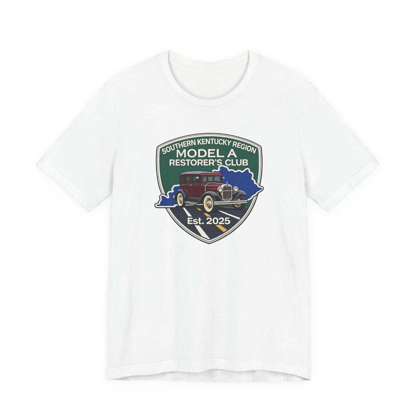 Southern Kentucky Region Model A Restorer's Club T-Shirt — Southern Kentucky Region Est. 2025