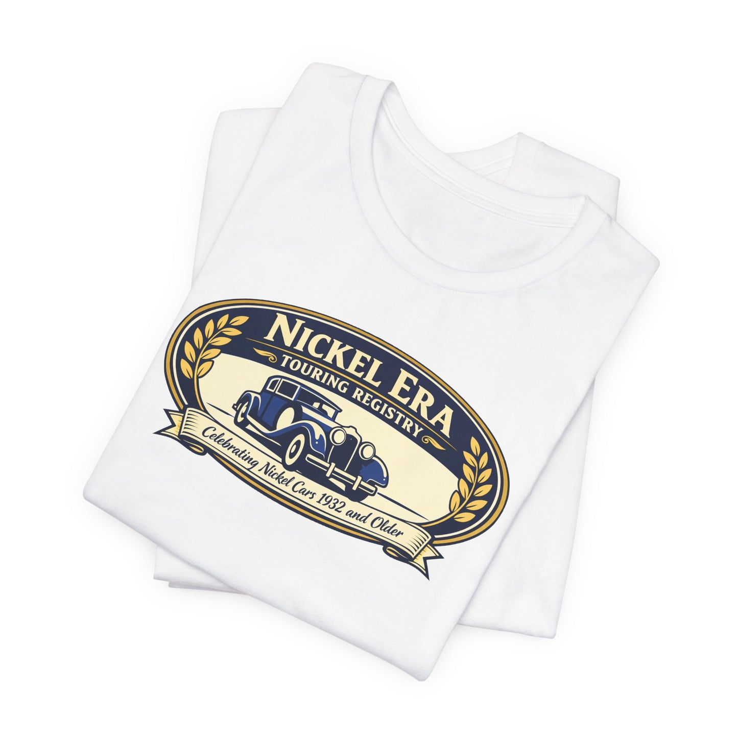 Nickel Era Touring Registry Tee — Vintage Classic Car T‑Shirt