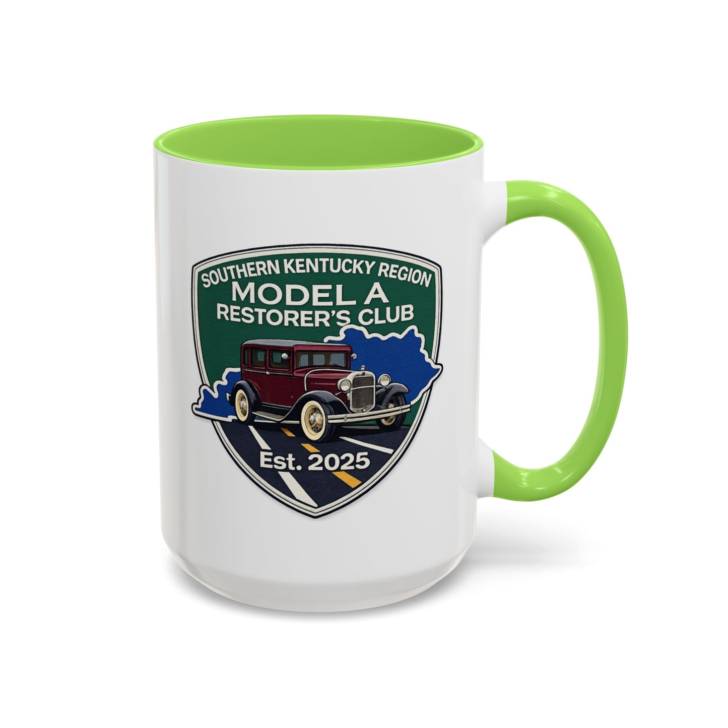 Southern Kentucky Region Model A Restorer's Club Club Mug — Southern Kentucky Region Est. 2025 (11oz/15oz)