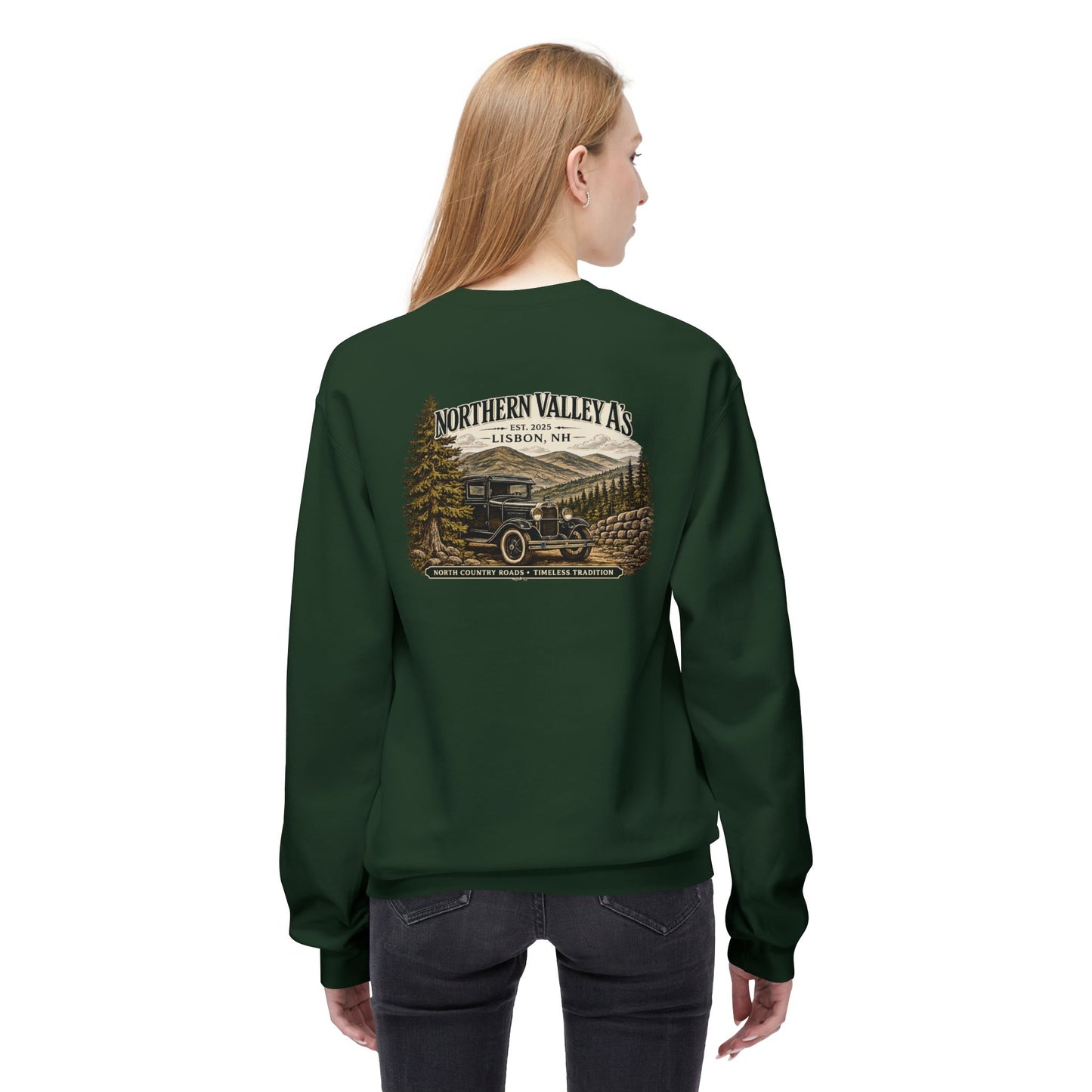 Northern Valley A's Vintage Crewneck Sweatshirt