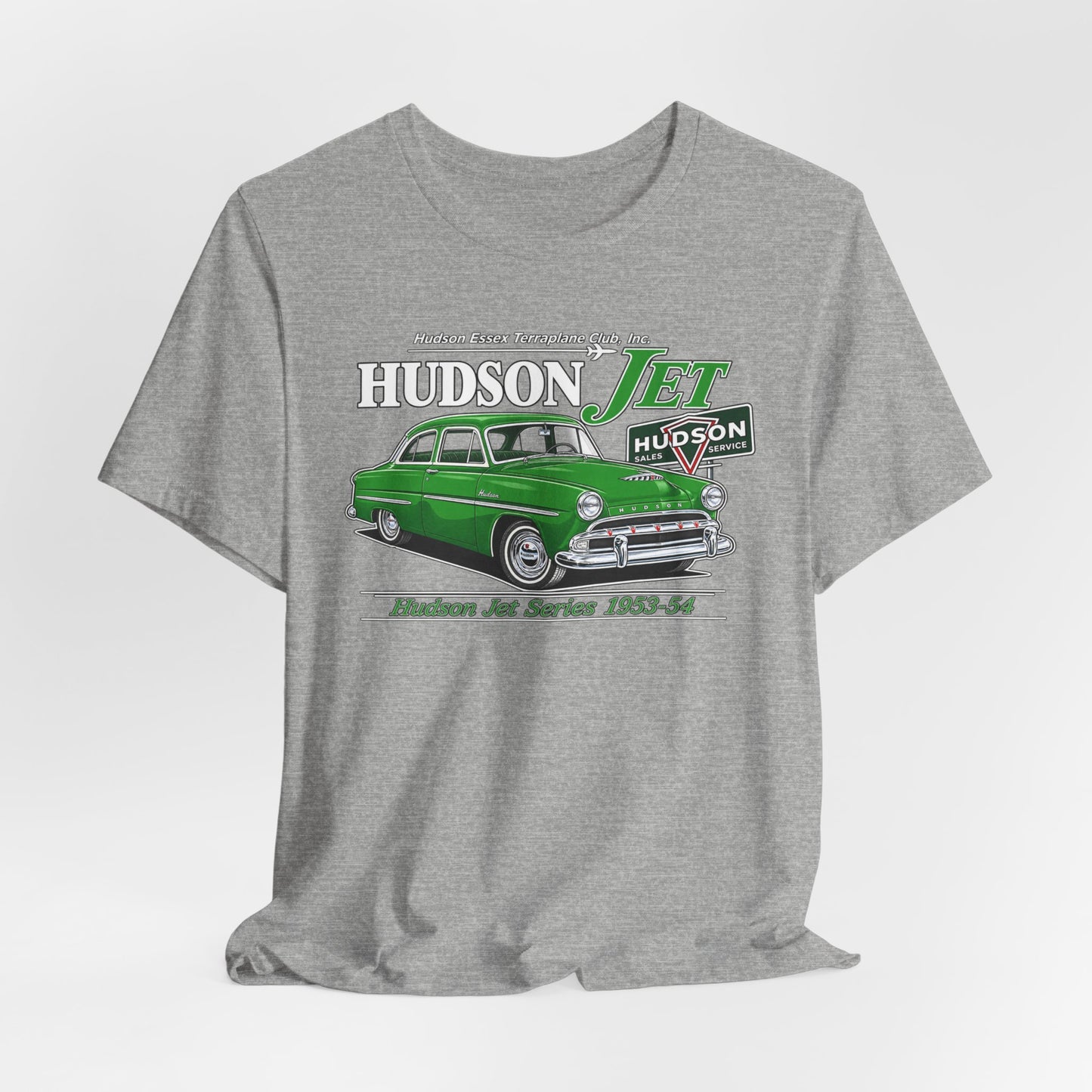 Hudson Essex Terraplane Club — Hudson Jet Classic Car T-Shirt  Vintage 1953–54