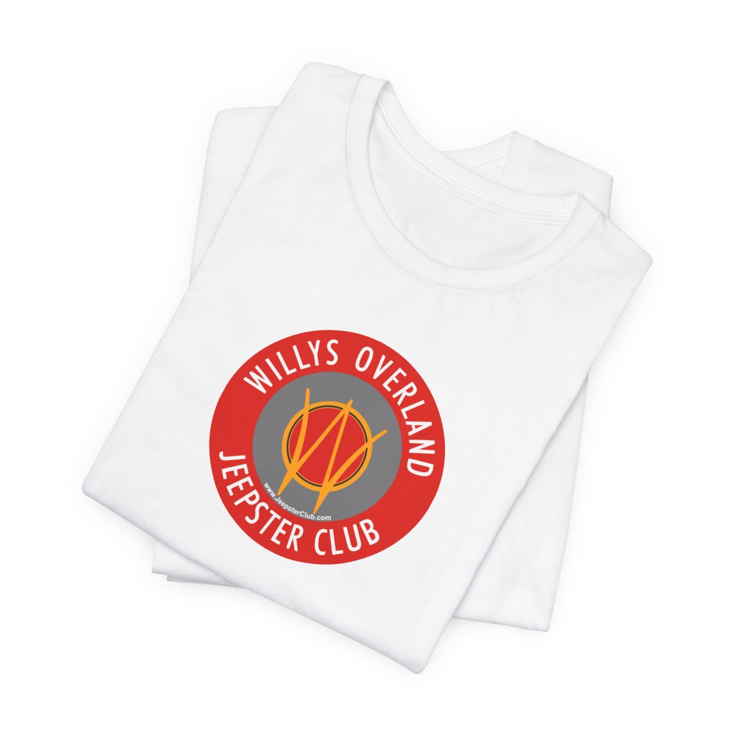 Willys Overland Jeepster Club Graphic Tee - Unisex Jersey Short Sleeve Tee
