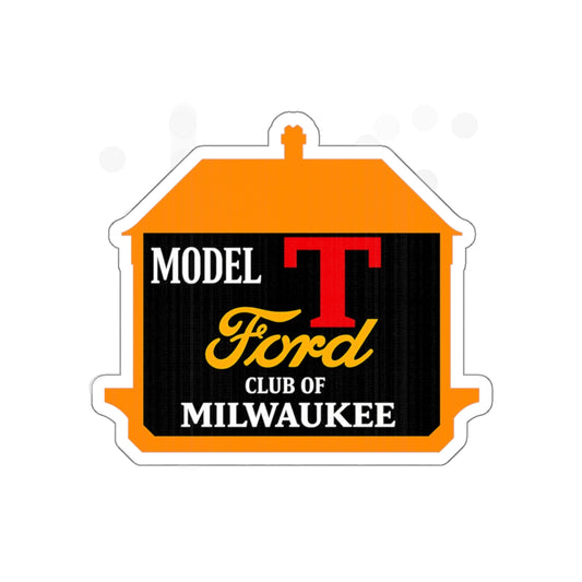 Greater Milwaukee Model T Ford Club Die-Cut Sticker — Great for Windshields!
