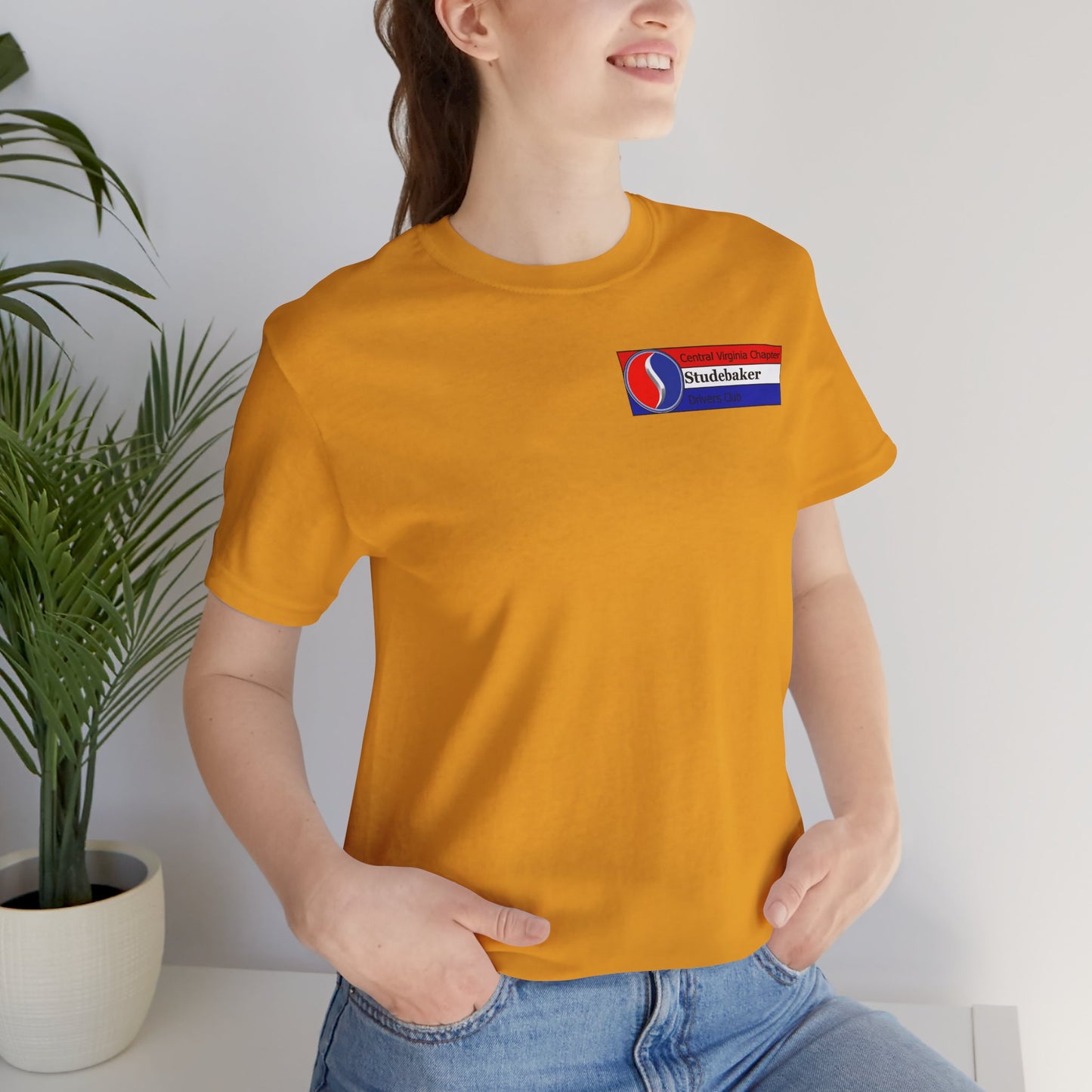 Central Virginia Chapter Studebaker Drivers Club - Unisex Jersey Short Sleeve Tee