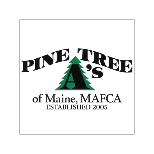 Pine Tree A's of Maine, MAFCA Square Vinyl Sticker