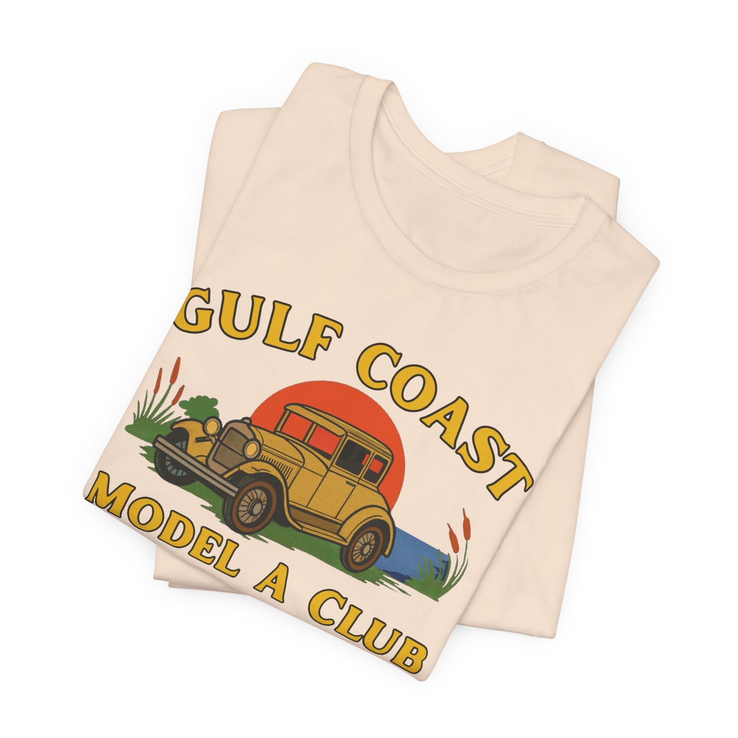 Gulf Coast Model A Club Tee — Vintage Car Graphic T-Shirt