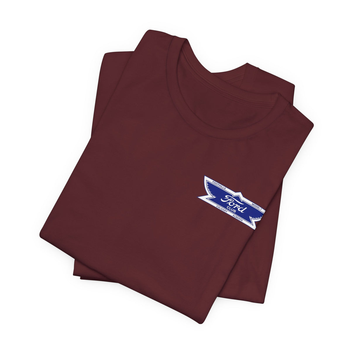 Foothills Model T Club Unisex Soft Tee - Front and Back Logos
