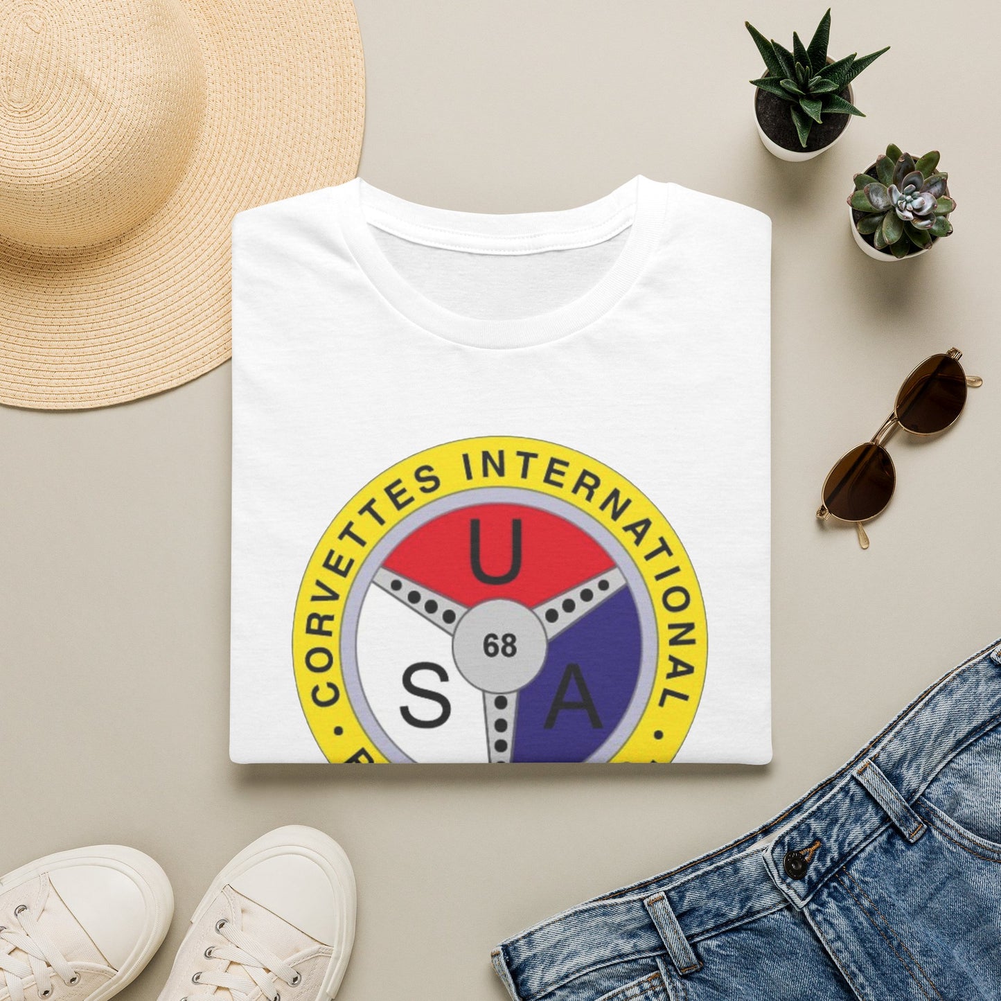 Corvettes International Raleigh NC Logo T-Shirt — Unisex Softstyle T-Shirt