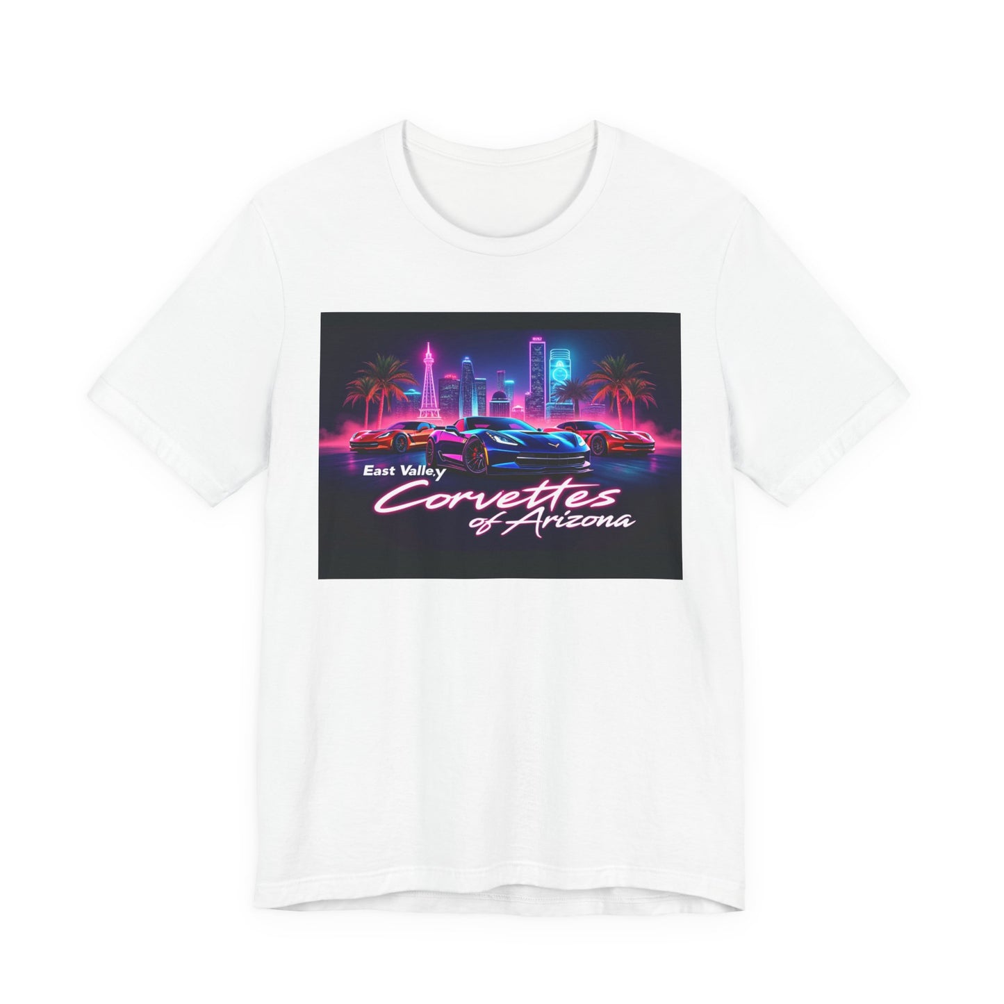 East Valley Corvettes of Arizona Retro Neon Tee