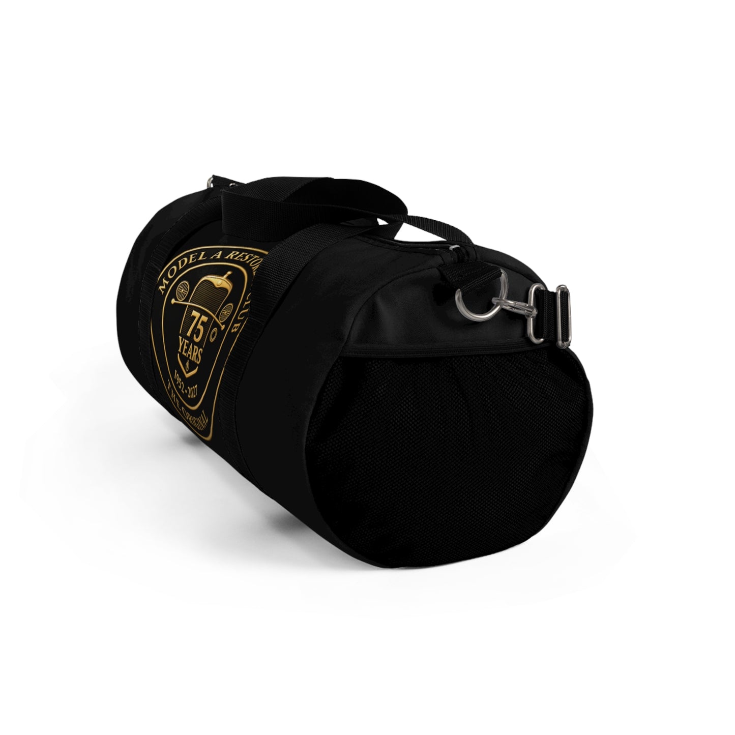 75 Years Model A Restorers Club Duffel Bag — Vintage Auto Anniversary Travel Gear