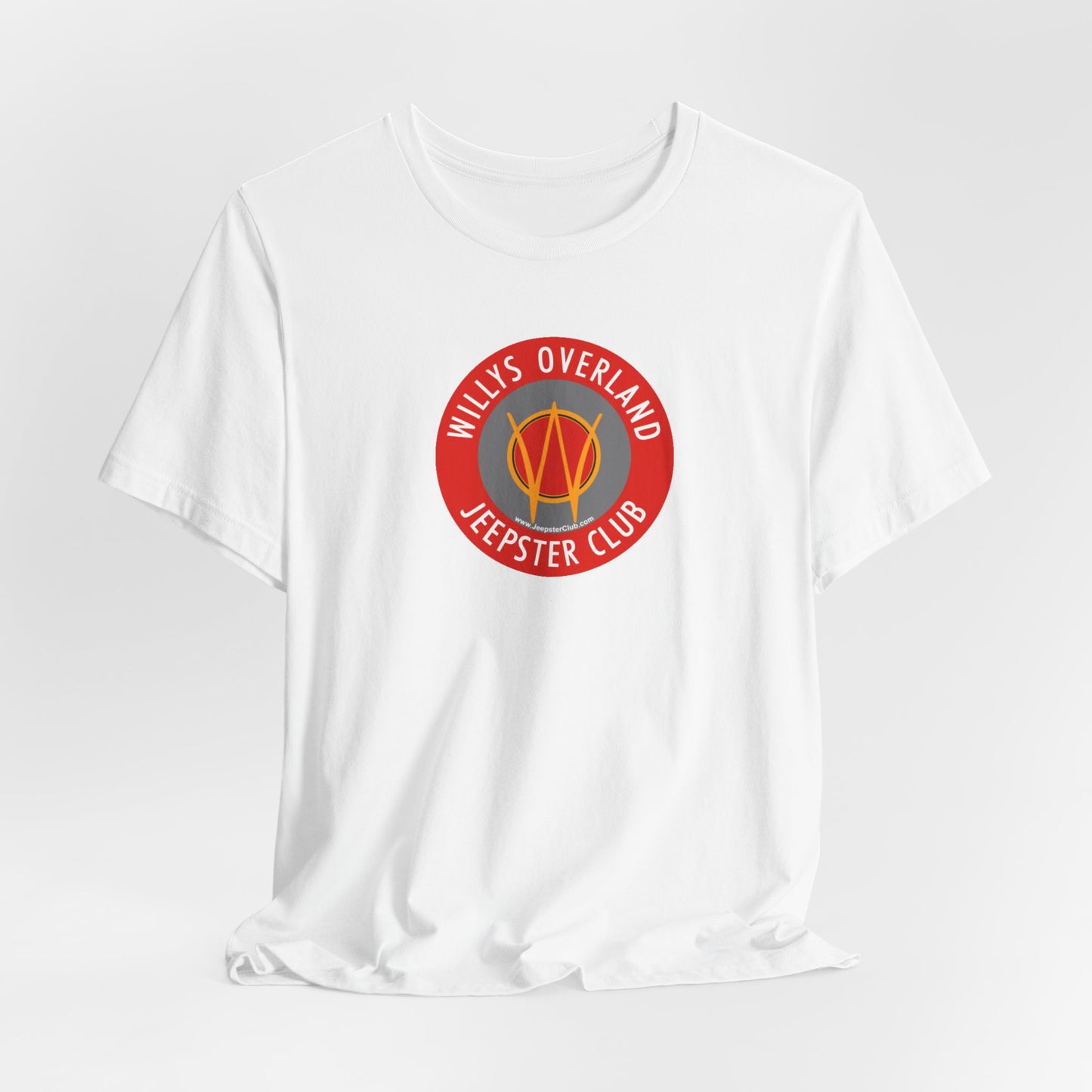 Willys Overland Jeepster Club Graphic Tee - Unisex Jersey Short Sleeve Tee