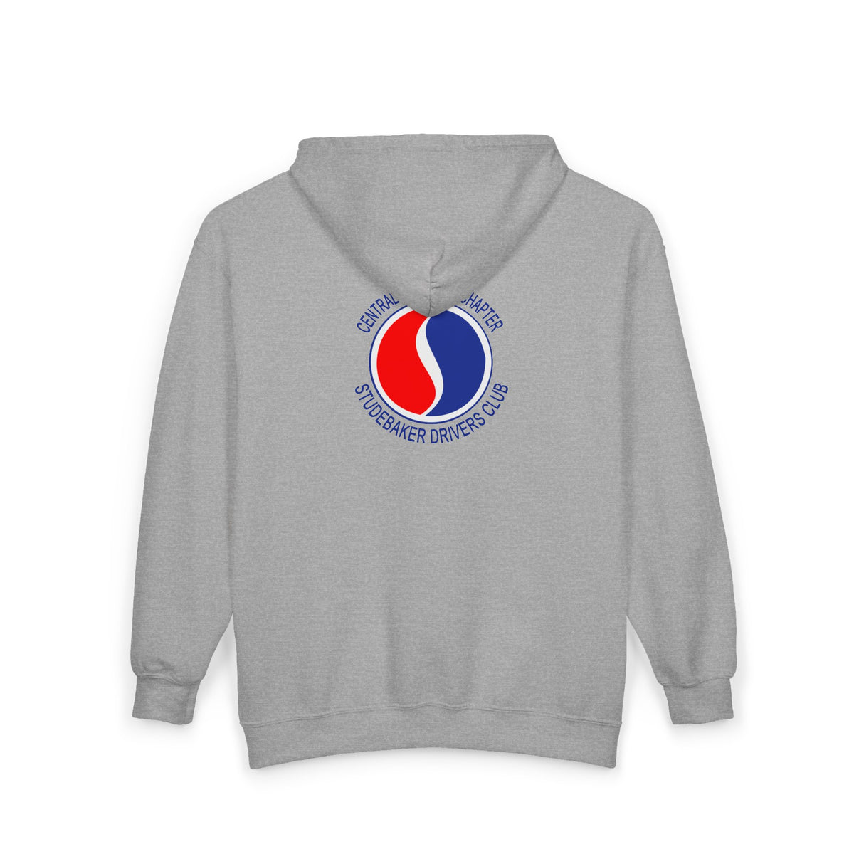 Central Oklahoma Chapter Studebaker Drivers Club Zip Hoodie — Front and Back Logos