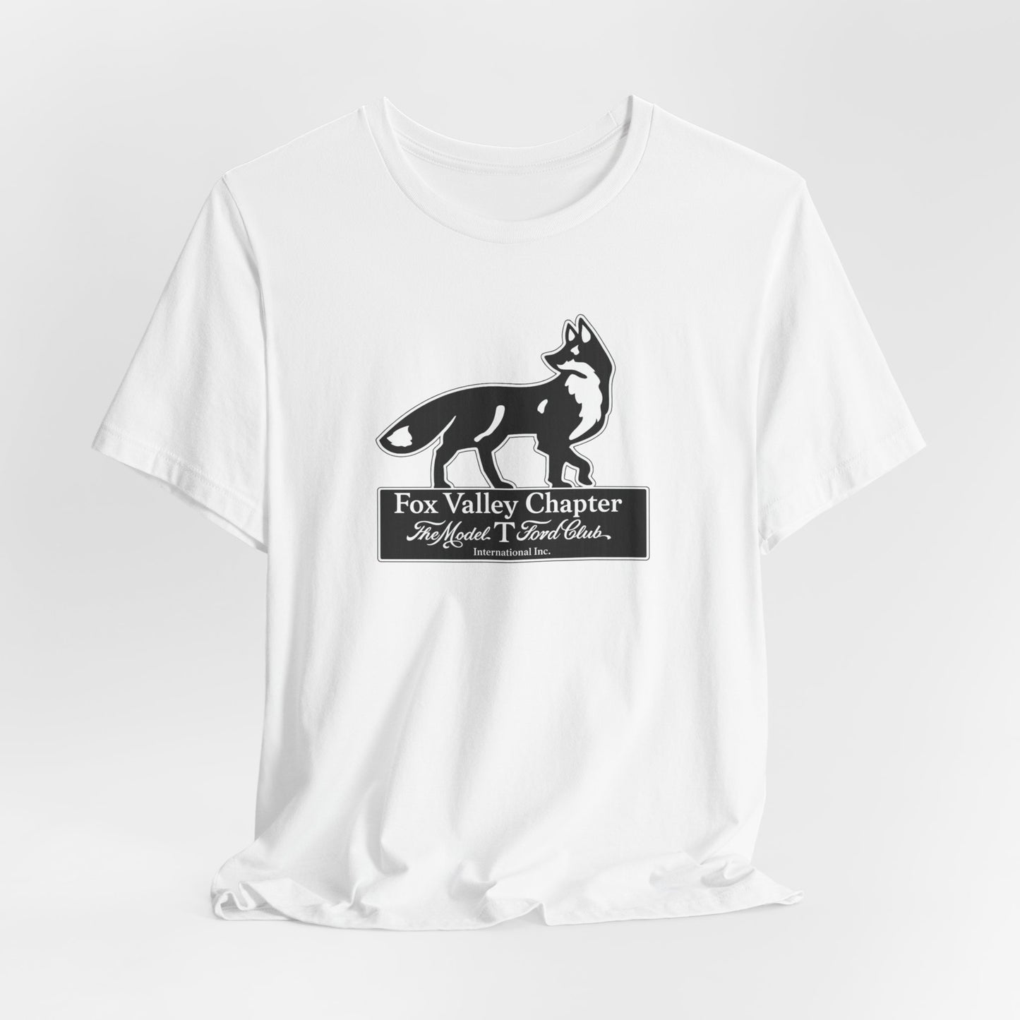 Fox Valley Chapter Model T Ford Club Tee — Vintage Fox Logo Short Sleeve T-Shirt