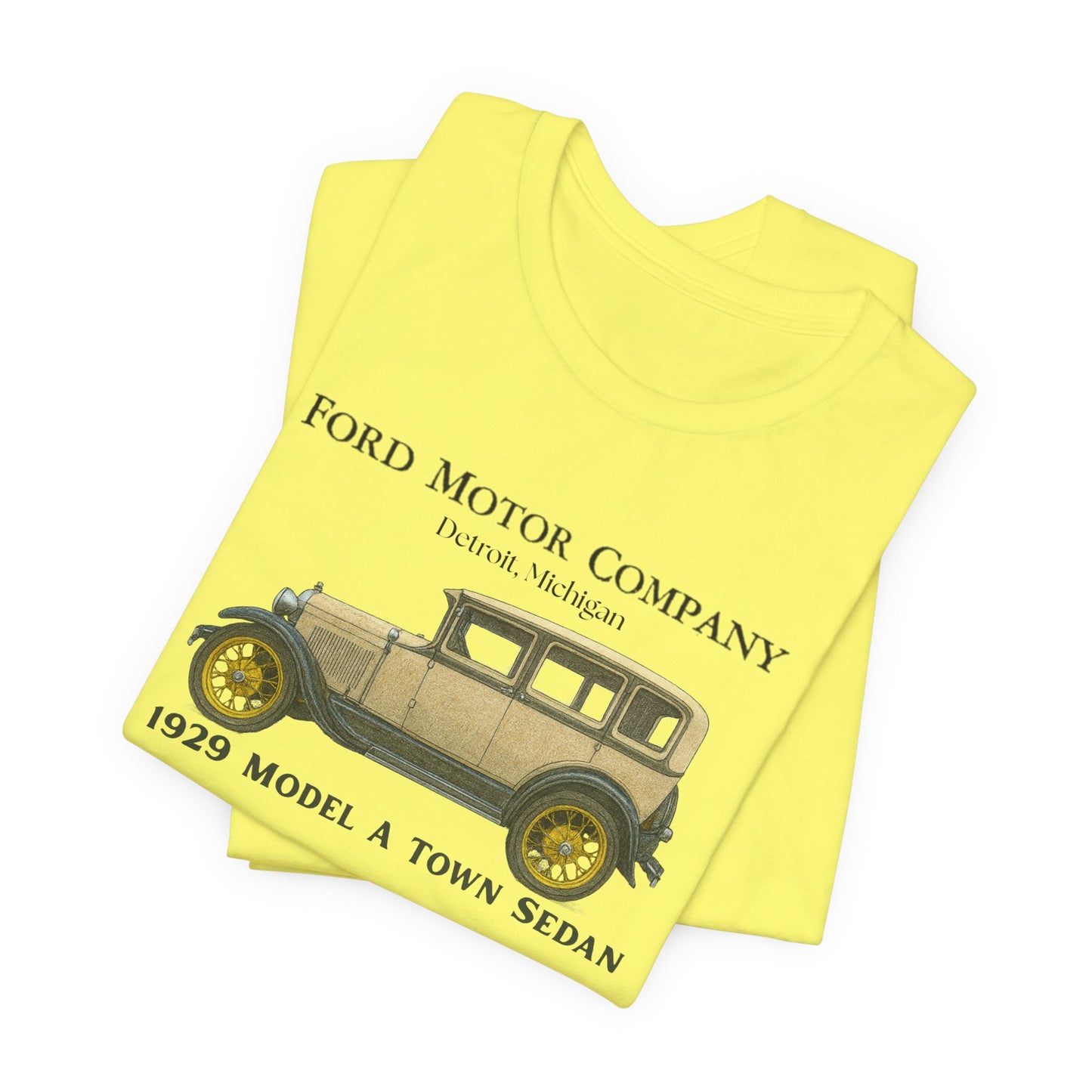 1929 Ford Model A Town Sedan T-Shirt – Classic Car Tee