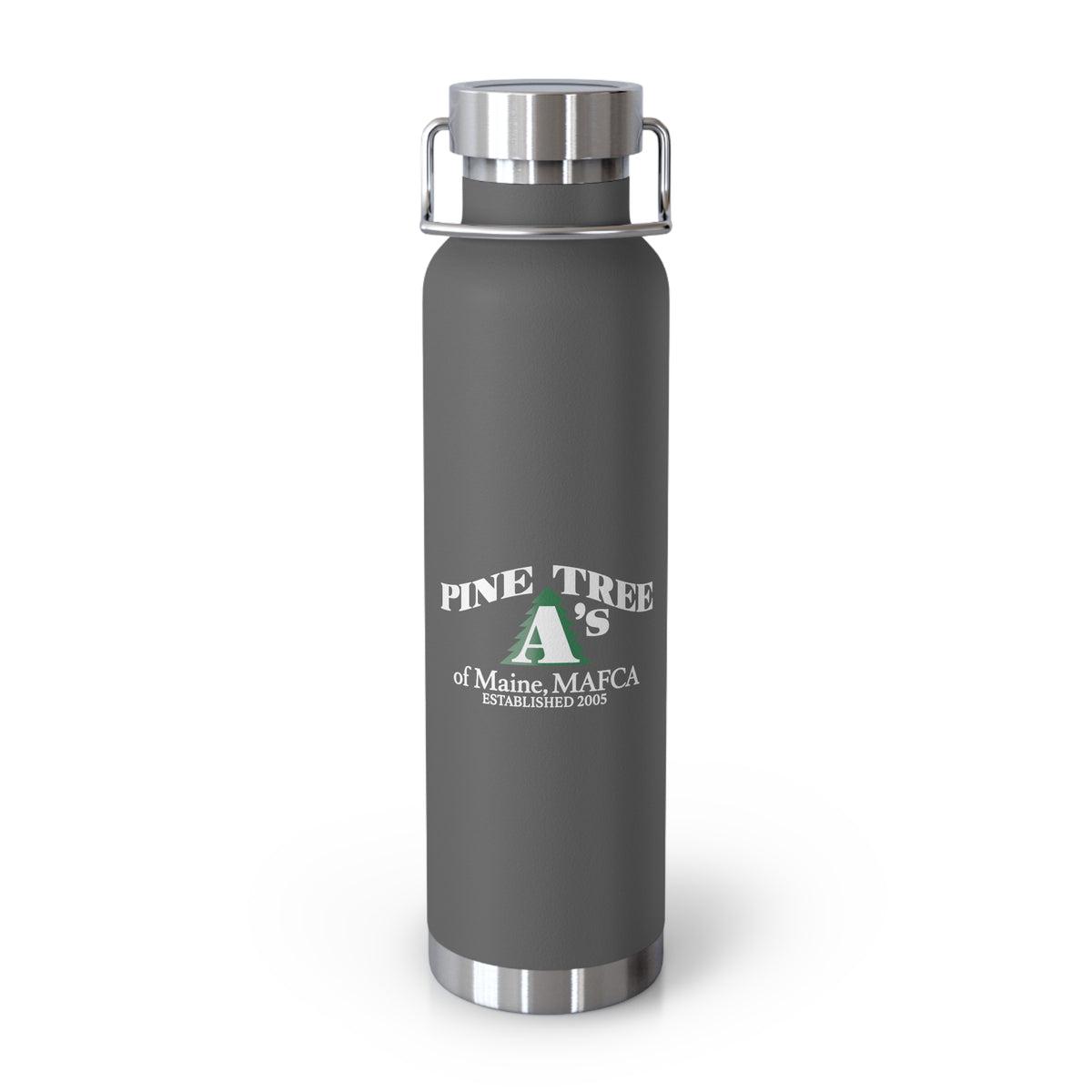 Pine Tree A's of Maine, MAFCA 22oz Copper Vacuum Insulated Water Bottle
