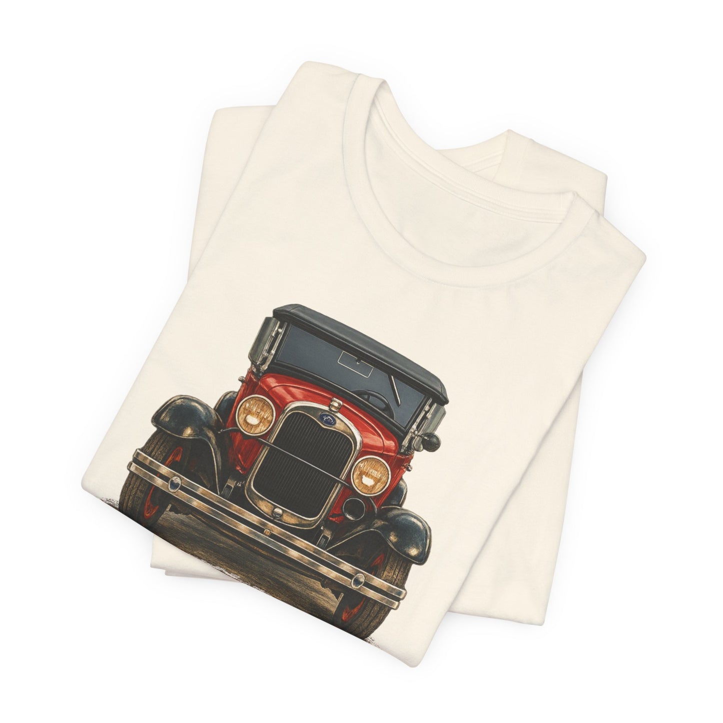 Napa Valley A's Red Vintage Car T-Shirt — Napa Valley A's Classic Automobile Tee
