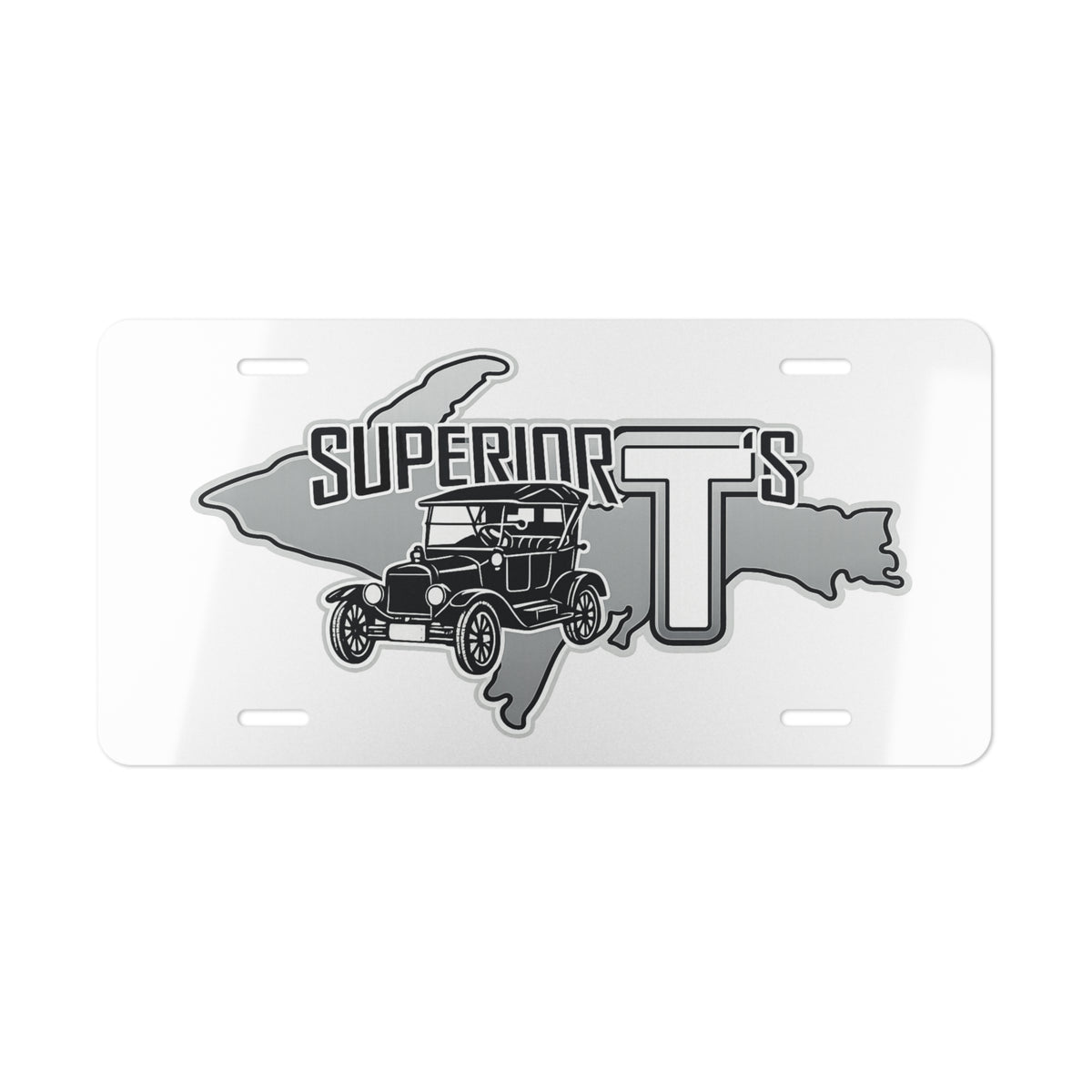 Vintage Superior T's Plate Vanity License Plate
