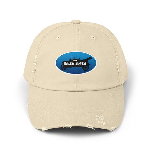 Timeless T Services Distressed Unisex Cap - Vintage Style Hat