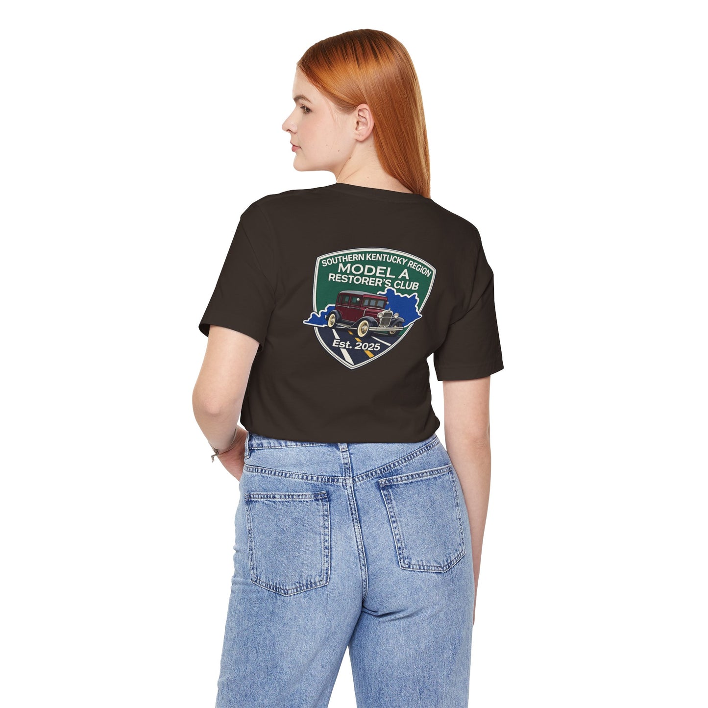 Southern Kentucky Region Model A Restorer's Club T‑Shirt — Front and Back Logos Unisex Jersey Short Sleeve Tee