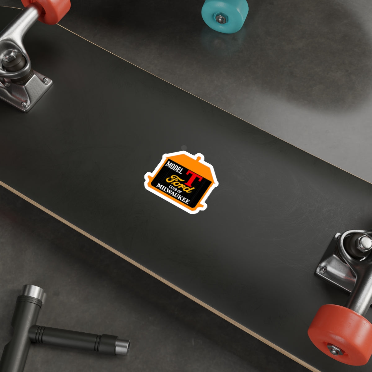 Greater Milwaukee Model T Ford Club Die-Cut Sticker — Great for Windshields!