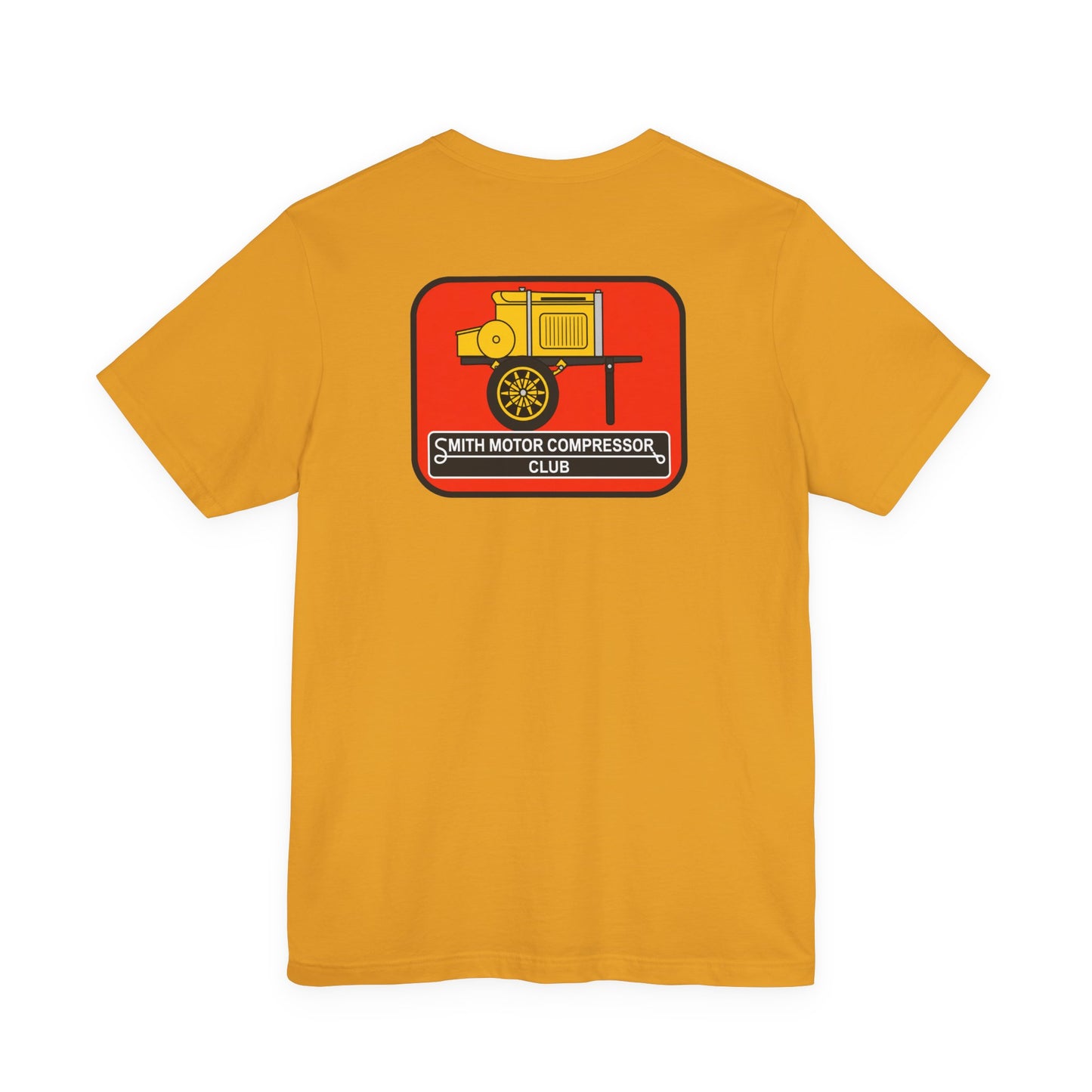 Smith Motor Compressor Club T‑Shirt — Logo on Front and Back