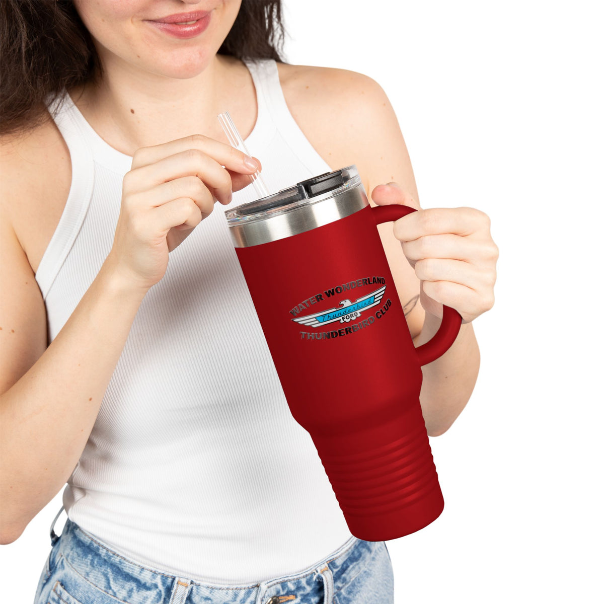 Water Wonderland Thunderbird Club 40oz Insulated Travel Mug