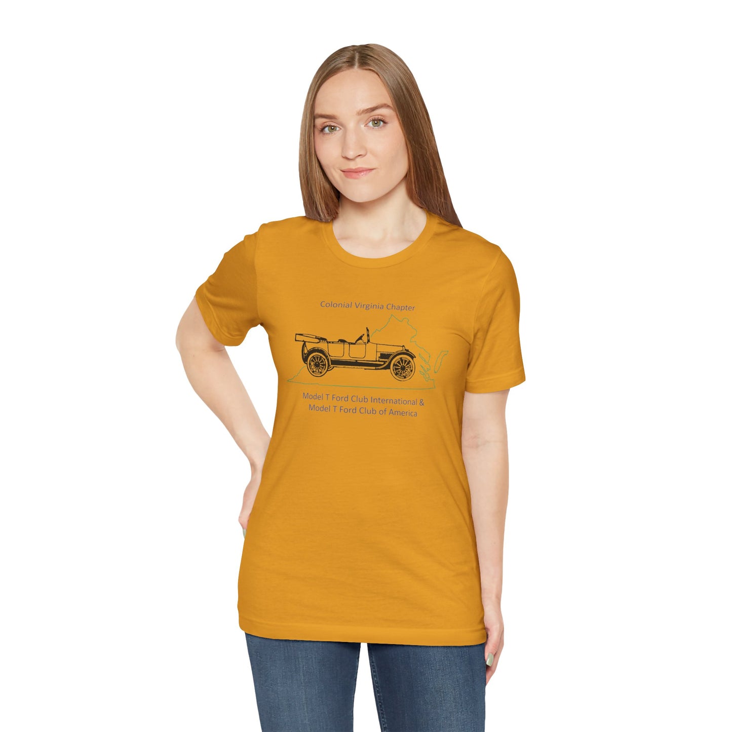 Colonial Virginia Chapter Tee — Colonial Virginia Chapter Vintage Car Shirt