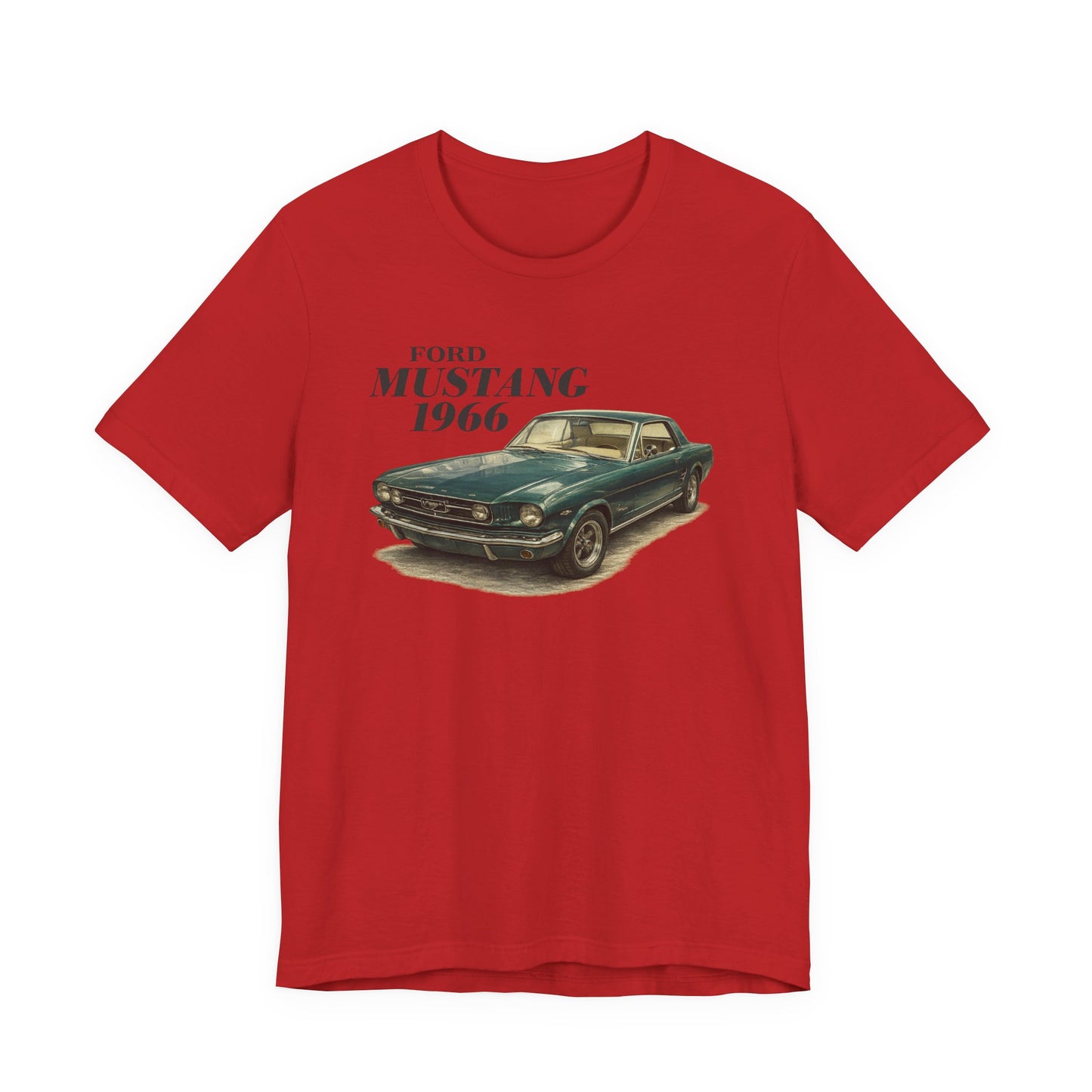 1966 Ford Mustang Tee – Unisex Jersey Short Sleeve Tee (Rick C)