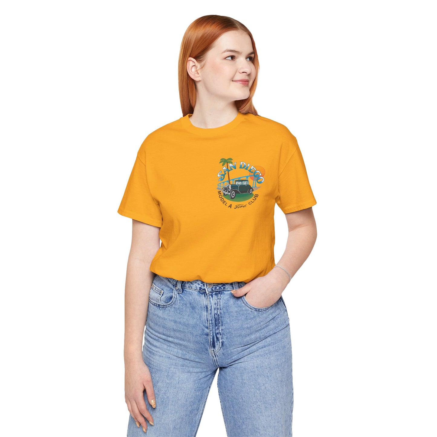 San Diego Model A Ford Club Tee — Vintage Car Sunset Shirt
