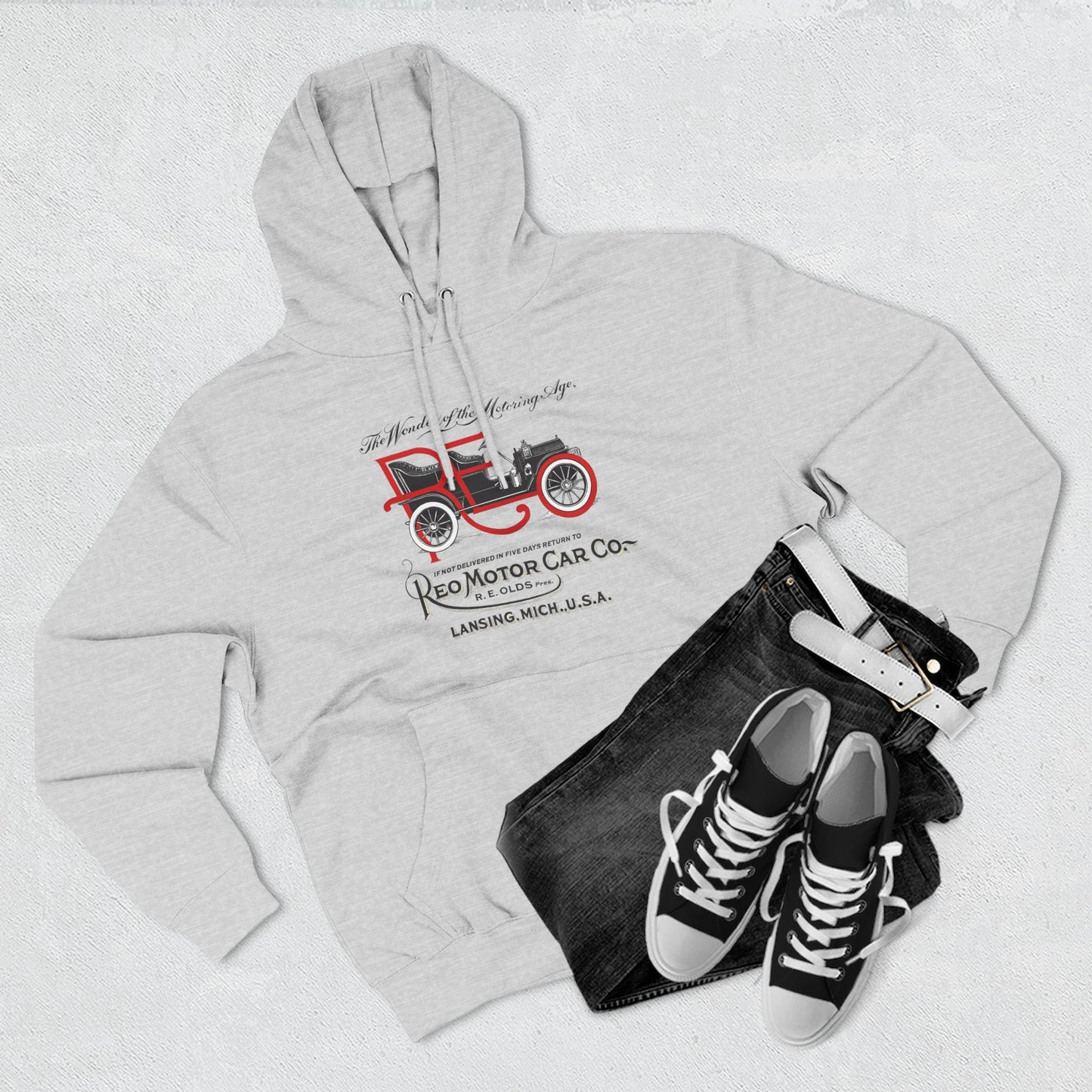 REO Motor Car Co. Fleece Hoodie