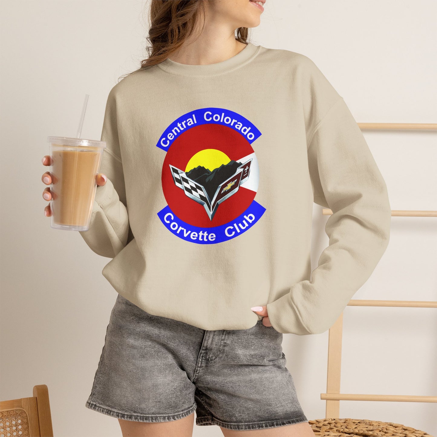 Central Colorado Corvette Club Crewneck Sweatshirt