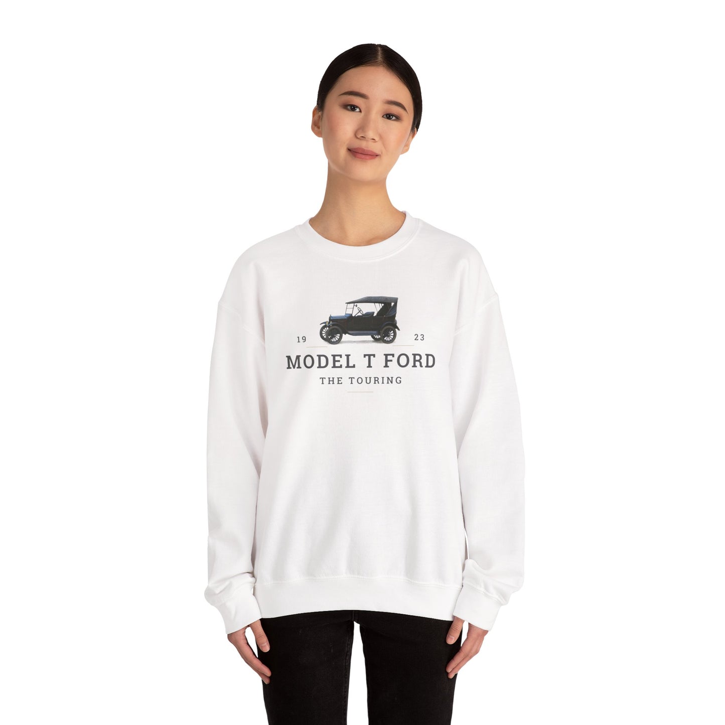 1923 Model T Ford Touring Crewneck Sweatshirt – Vintage Touring Car Graphic