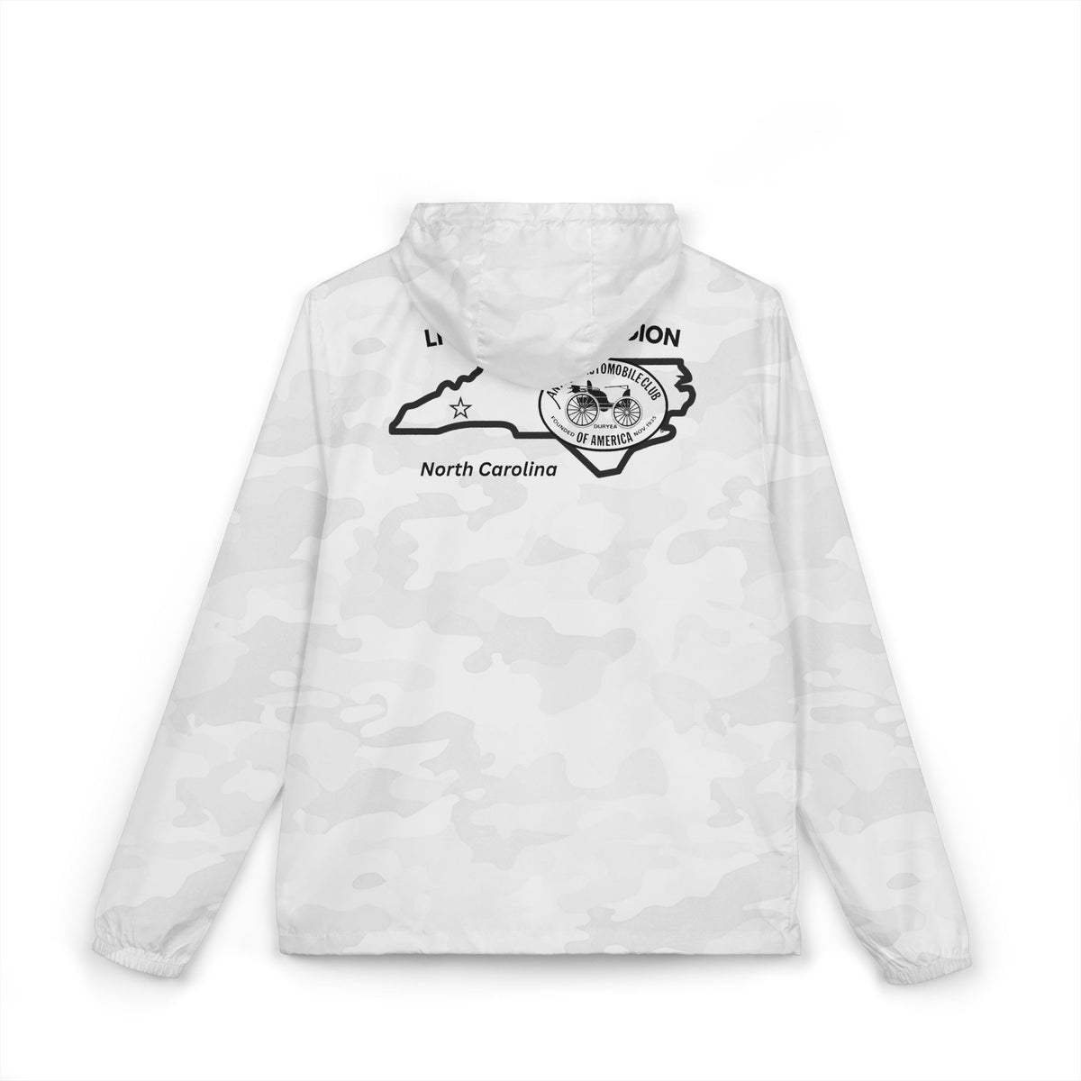 Little Detroit Region AACA Windbreaker Jacket — Front and Back Logos