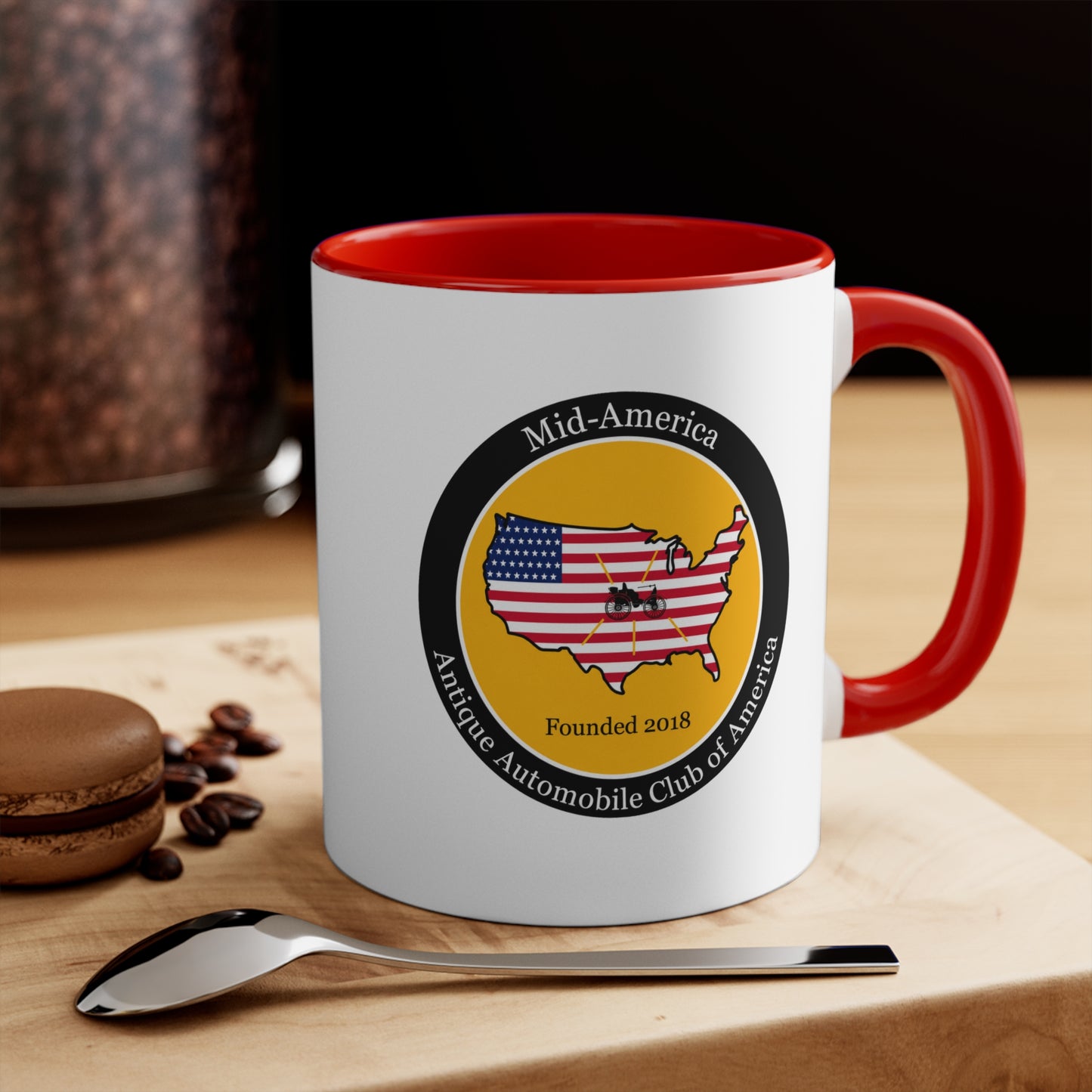 Mid-America Region AACA Accent Mug — Coffee Cup (11 oz)