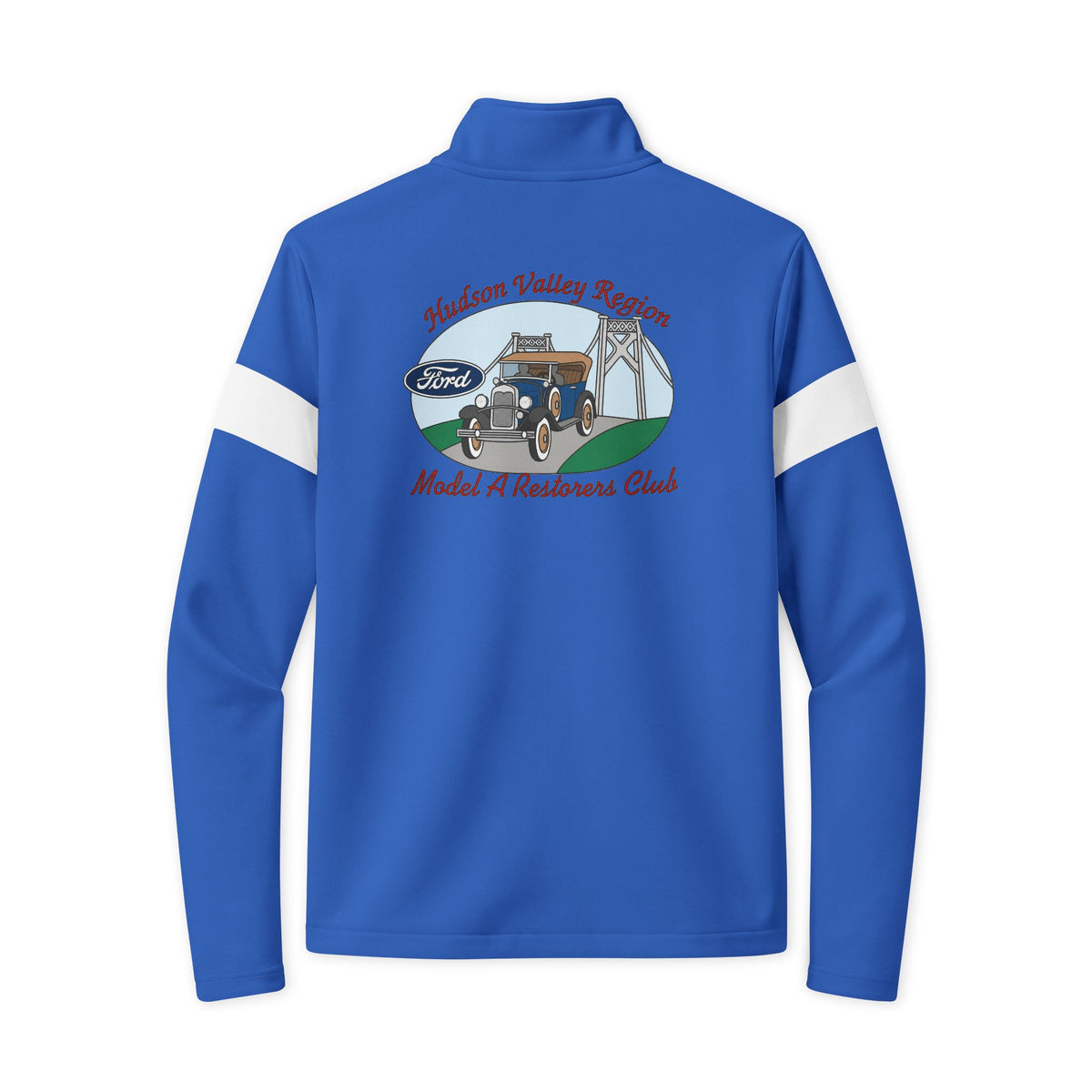 Hudson Valley Region Model A Restorers Club Travel Full-Zip Jacket - Front and Back Logos