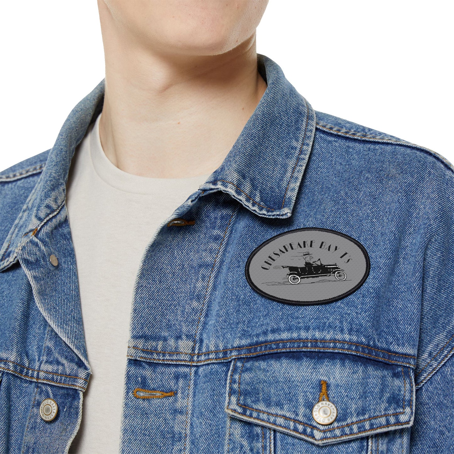 Chesapeake Bay T's Iron-On Patch — Jacket Patch