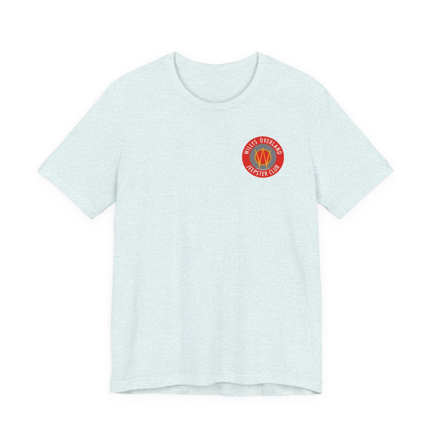 Willys Overland Jeepster Club T‑Shirt — Front and Back Logos