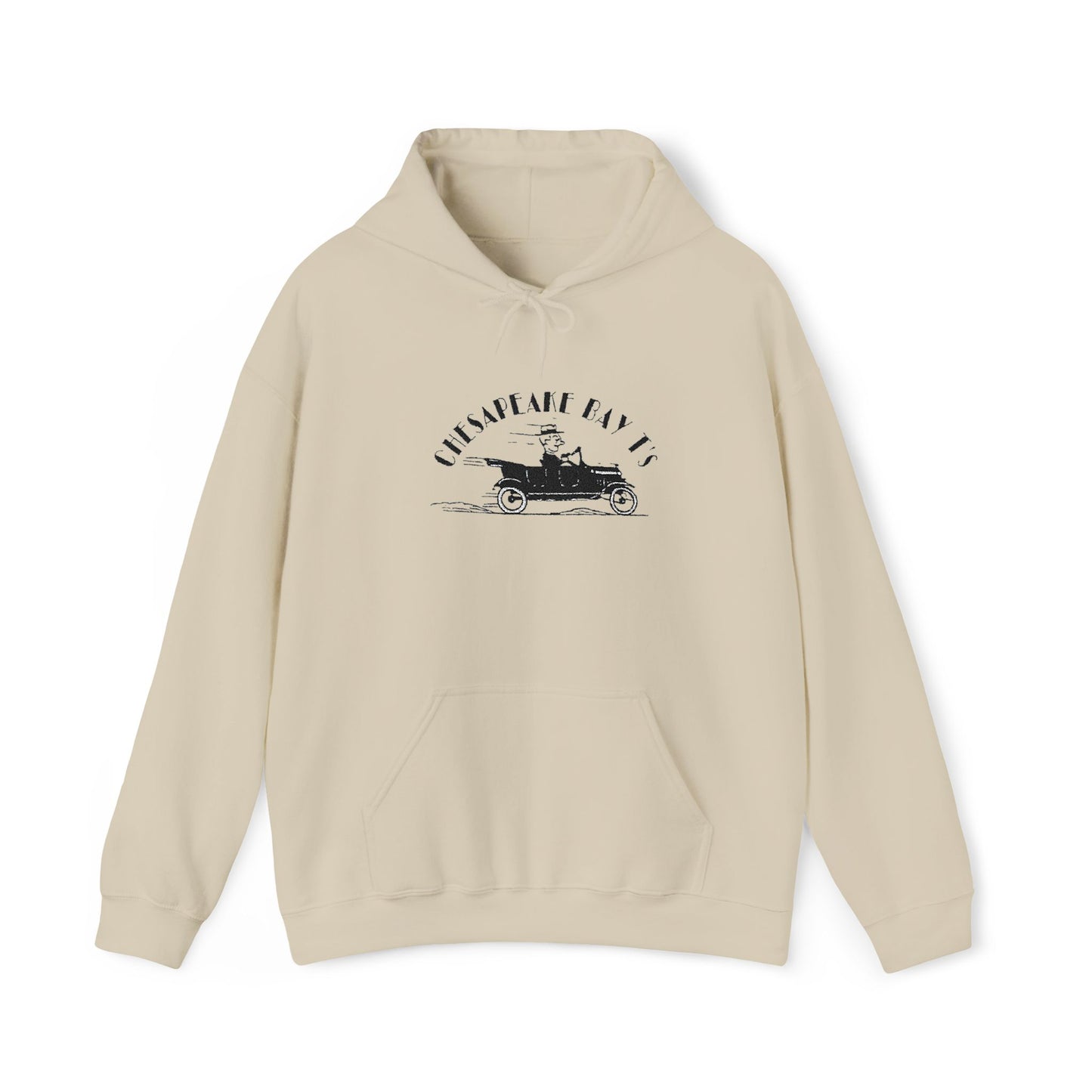 Chesapeake Bay T's Hoodie (Embroidered) — Vintage Graphic Sweatshirt