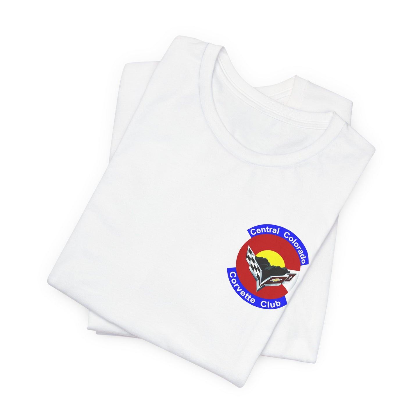 Central Colorado Corvette Club T‑Shirt — Front and Back Logos