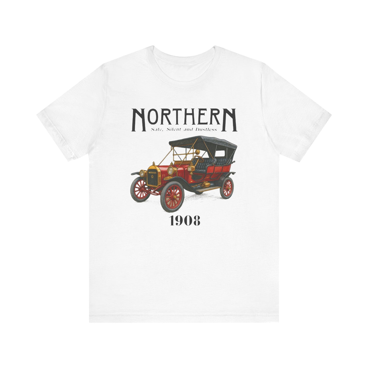 1908 Northern - Vintage Car Graphic Unisex Tee