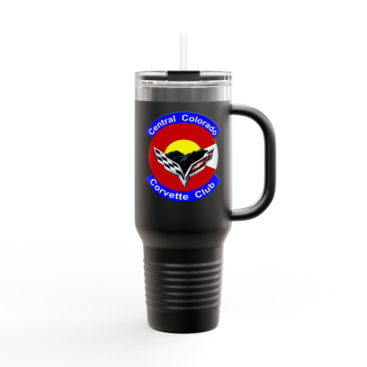 Central Colorado Corvette Club - Logo 40oz Insulated Travel Mug