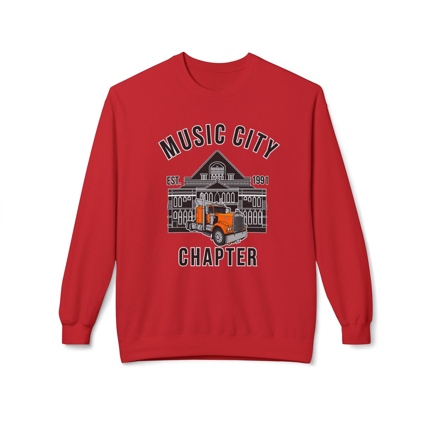 Music City Chapter ATHS — Unisex Midweight Softstyle Fleece Crewneck Sweatshirt