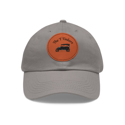 The T Tinkers of Southern NJ - Dad Hat with Leather Patch (Round)