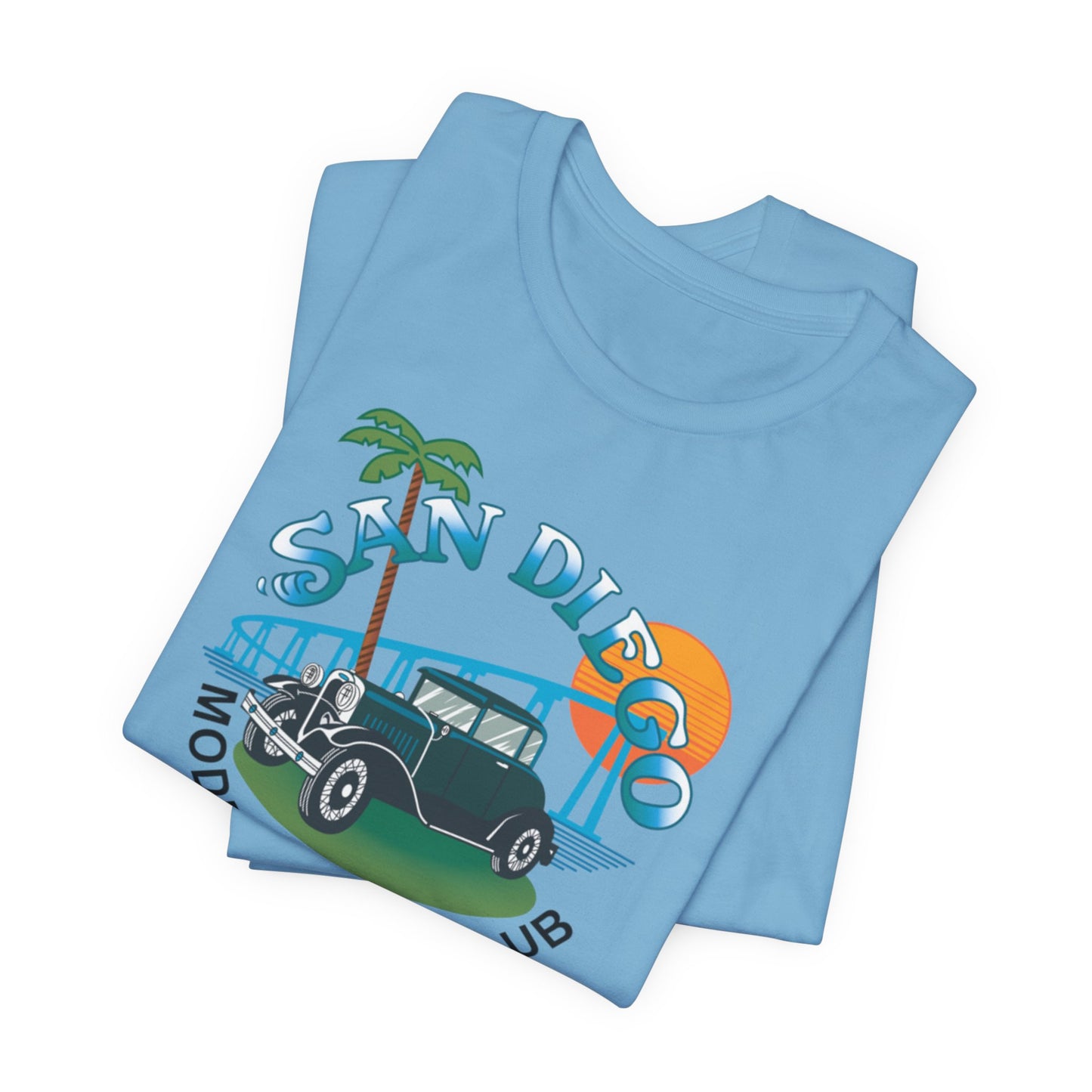 San Diego Model A Ford Club Tee — Large Front Logo
