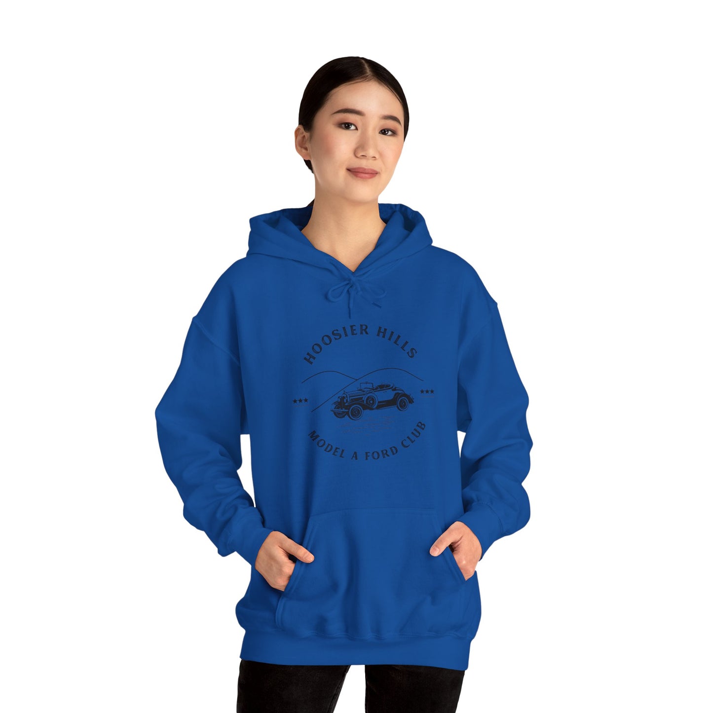 Hoosier Hills Model A Ford Club Unisex Heavy Blend™ Hooded Sweatshirt