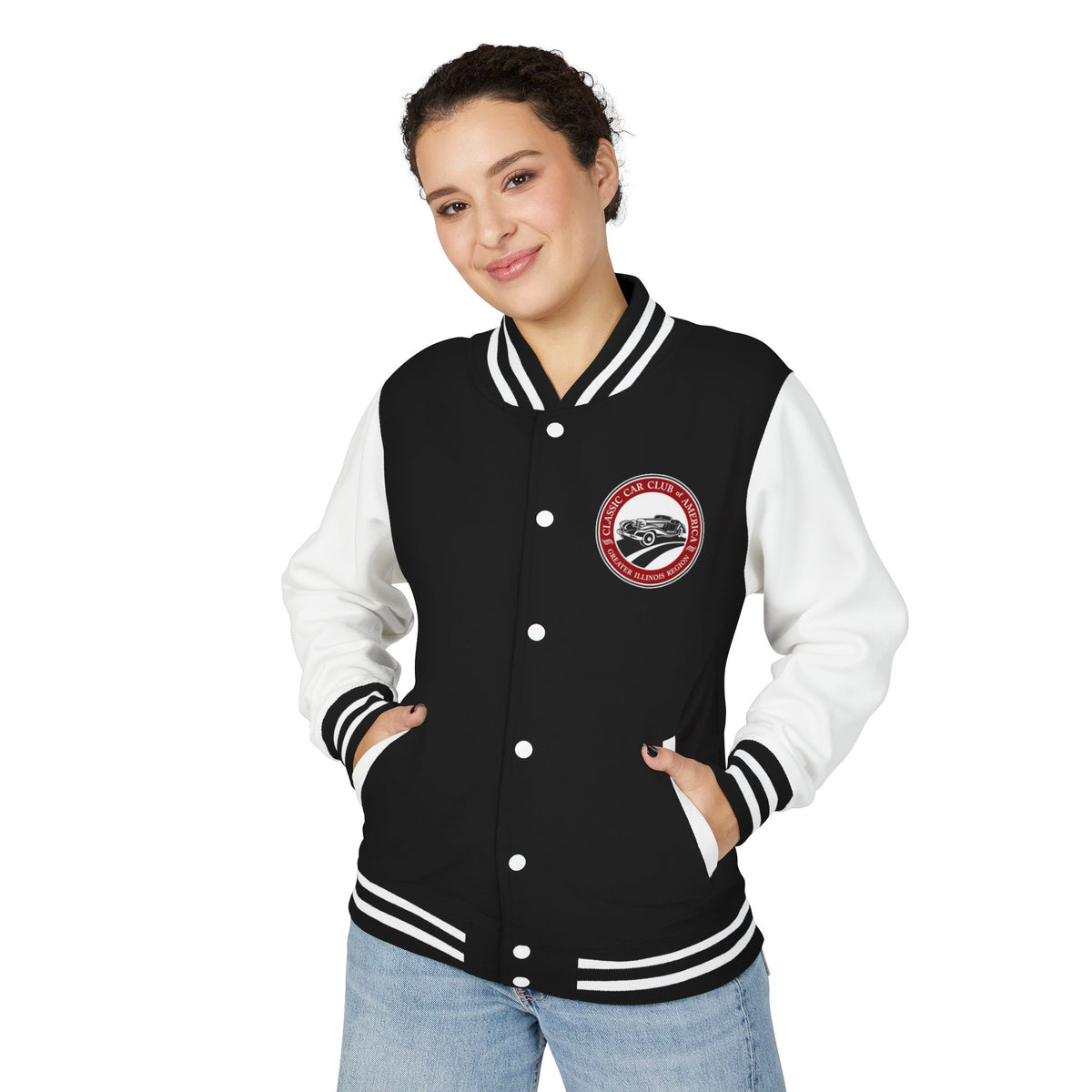 Classic Car Club of America Greater Illinois Region Letterman Jacket - Front and Back Logos